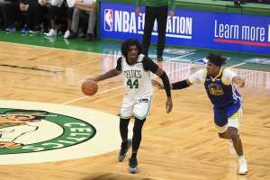 Bleacher Report on X: Warriors and Celtics are wearing End Gun
