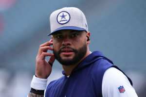 Dallas Cowboys offensive tackle Jason Peters (71) is seen after an NFL  football game against the Washington Commanders, Sunday, Oct. 2, 2022, in  Arlington, Texas. Dallas won 25-10. (AP Photo/Brandon Wade Stock Photo -  Alamy