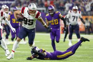 New England Patriots' Brian Hoyer during the first half of an NFL football game  Sunday, Oct. 2, 2022, in Green Bay, Wis. (AP Photo/Morry Gash Stock Photo -  Alamy