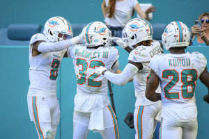 Dolphins' butt punt: Trent Sherfield's block goes viral