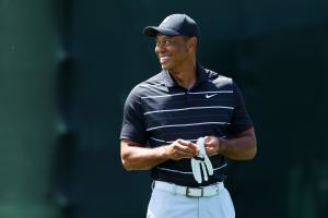 Tiger Woods Arrives to Augusta National in Preparation for 2023 Masters