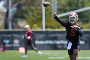 49ers GM John Lynch: QB Brock Purdy has 'earned' the right to 'take that  first snap' as QB1