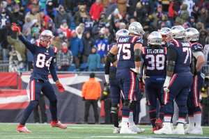 Patriots' Lawrence Guy on the field at training camp