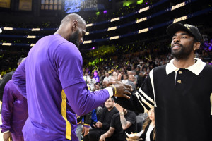 Lakers' LeBron James Shares Post Praising Mavs' Kyrie Irving's Ball-Handling on IG