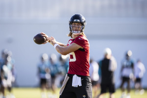 January 7, 2023: Jacksonville Jaguars quarterback Trevor Lawrence (16)  during a game Jacksonville Jaguars quarterback Trevor Lawrence (16) in  Jacksonville, FL. Romeo T Guzman/CSM/Sipa USA.(Credit Image: © Romeo  Guzman/Cal Sport Media/Sipa USA