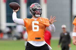 Baker Mayfield and Kyle Trask Engaged in Intense Battle for Buccaneers  Starting Quarterback Role - BVM Sports