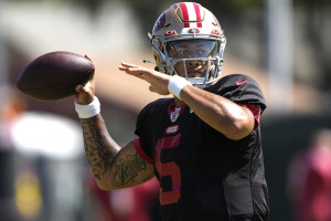 Insider: 49ers QBs Sam Darnold, Trey Lance haven't done enough to hold off  Brock Purdy for QB1