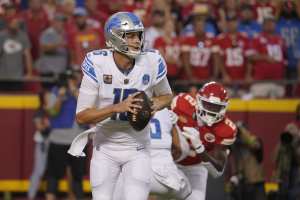 Goff helps surging Lions beat division-leading Vikings 34-23 - The San  Diego Union-Tribune