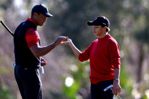 Tiger Woods Caddies for Son as Charlie Secures Spot in Golf National Championship