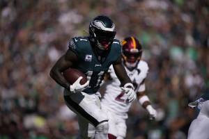 Eagles vs. Commanders score, takeaways: Jake Elliott sinks Washington in OT  as Philadelphia improves to 4-0 