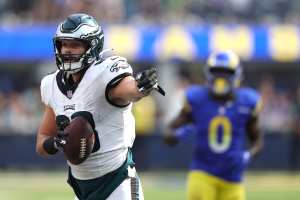 Jalen Hurts With Michael Jordan Philadelphia Eagles Wearing Kobe