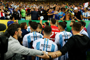 Video: Lionel Messi, Argentina Pulled From Field vs. Brazil Due to Fights in Stands