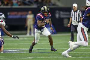 Frank Gore Jr., Taulia Tagovailoa Impress Fans as West Beats East in 2024 Shrine Game