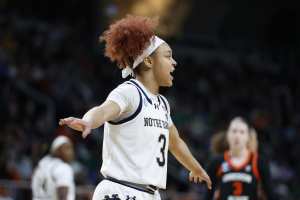 Notre Dame's Hannah Hidalgo Says 'I Thought It Was B.S.' Having to Remove Nose Ring