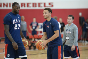 Report: Team USA Finalizing 2024 Olympics Roster Led by LeBron James, Stephen Curry
