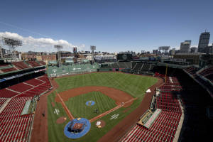 Photo: Northern Lights Spotted over Red Sox's Fenway Park amid Major Solar Storm