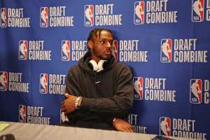 Bronny James Scores 13 in NBA Draft Combine Scrimmage with LeBron, Lakers GM Watching
