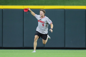 Reds Fan Charged with Trespassing for Running Onto Field in Viral Backflip Video