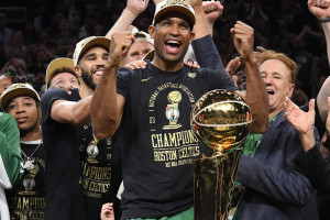 Tom Brady Posts Jack Nicholson Meme As Al Horford Wears His Shirt to Celtics Parade
