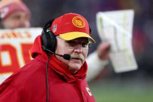 Video: Chiefs' Andy Reid Says He Ate 60 Burgers While Filming Commercial with Mahomes