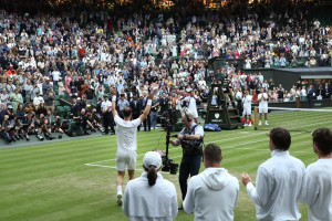 Video: Wimbledon Crowd Erupts During Djokovic Match as England Advances at Euro 2024