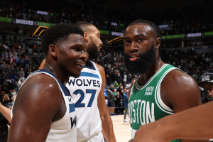 Celtics' Jaylen Brown Praises Team USA's Anthony Edwards on Instagram: '#1 Option 💯'