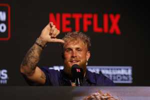 Video: Jake Paul, Mike Perry Separated By Security in Faceoff Before Boxing Fight