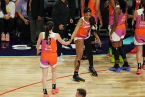 Caitlin Clark, Angel Reese's Top Highlights from 2024 WNBA All-Star Game vs. Team USA