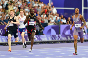Quincy Hall Wins Gold Medal in Men's 400m at 2024 Olympics; Full Times, Results 