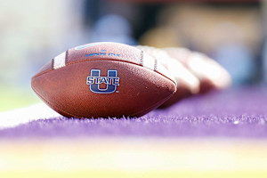 Photo: Utah State Reveals Cow-Themed Helmet Design Ahead of 2024 CFB Season