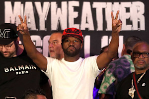 Floyd Mayweather vs. John Gotti III Exhibition Boxing Fight Rematch Goes the Distance