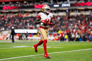 49ers Exec Compares Brandon Aiyuk to Raiders' Davante Adams After WR's $120M Contract