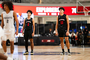 Photo: Top-20 Recruits Cameron, Cayden Boozer Visit Duke, Alma Mater of Father Carlos
