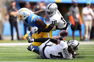 Report: Jack Jones, Josh Palmer Suspensions Not Expected from Raiders-Chargers Fight
