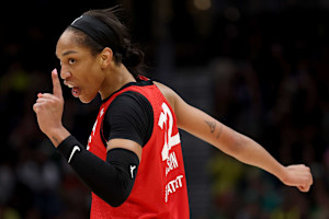 Aces' A'ja Wilson Breaks Angel Reese's WNBA Record for Most Rebounds in Single Season
