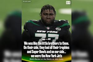 Eagles' Becton Calls Jets 'Little Brothers' to Giants, Rips 'S--tty' MetLife Stadium