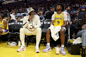 Video: Lakers' LeBron James Pranks Son Bronny by Filling Car with Cereal for Nike Ad