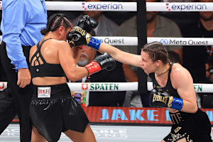Video: Amanda Serrano Rips Katie Taylor For Headbutt After Controversial Scorecards