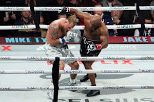 Video: Mike Tyson Calls Out WWE's Logan Paul for Next Fight After Loss to Jake Paul 