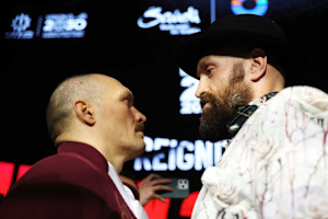 Tyson Fury Weighs In at Career-High 281 Pounds for Oleksandr Usyk Rematch Fight