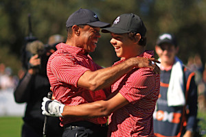 Tiger Woods, Son Charlie Finish 2nd at PNC Championship; Team Langer Wins in Playoff