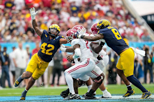 Jalen Milroe, Alabama Trolled By CFB Fans for Bowl Loss vs. Sherrone Moore, Michigan