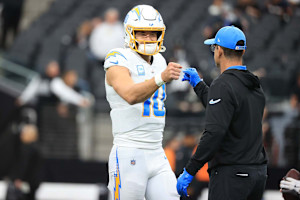 Jim Harbaugh Says Justin Herbert Criticism is 'Completely Unfair' After Chargers Loss