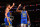 NEW YORK, NY - FEBRUARY 23: Stephen Curry #30 of the Golden State Warriors and Draymond Green #23 of the Golden State Warriors high-five during a game against the New York Knicks on February 23, 2021 at Madison Square Garden in New York City, New York. NOTE TO USER: User expressly acknowledges and agrees that, by downloading and/or using this Photograph, user is consenting to the terms and conditions of the Getty Images License Agreement. Mandatory Copyright Notice: Copyright 2021 NBAE (Photo by Jesse D. Garrabrant/NBAE via Getty Images)