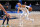 DALLAS, TX - APRIL 5: Jalen Brunson #13 of the Dallas Mavericks dribbles the ball against the Utah Jazz on April 5, 2021 at the American Airlines Center in Dallas, Texas. NOTE TO USER: User expressly acknowledges and agrees that, by downloading and or using this photograph, User is consenting to the terms and conditions of the Getty Images License Agreement. Mandatory Copyright Notice: Copyright 2021 NBAE (Photo by Glenn James/NBAE via Getty Images)