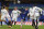 Chelsea's Timo Werner, center kicks the ball during the Champions League semifinal 2nd leg soccer match between Chelsea and Real Madrid at Stamford Bridge in London, Wednesday, May 5, 2021. (AP Photo/Alastair Grant)