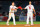ANAHEIM, CA - AUGUST 30: Los Angeles Angels center fielder Mike Trout (27) hands Los Angeles Angels first baseman Albert Pujols (5) his cap during a MLB game between the Boston Red Sox and the Los Angeles Angels of Anaheim on August 30, 2019 at Angel Stadium of Anaheim in Anaheim, CA. (Photo by Brian Rothmuller/Icon Sportswire via Getty Images)