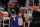 Los Angeles Lakers center Andre Drummond (2) dunks against the Sacramento Kings during the second half of an NBA basketball game Friday, April 30, 2021, in Los Angeles. (AP Photo/Marcio Jose Sanchez)