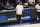Charlotte Hornets head coach James Borrego stands on the court during the first half of an NBA basketball game against the Washington Wizards, Sunday, May 16, 2021, in Washington. (AP Photo/Nick Wass)