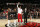 PORTLAND, OR - DECEMBER 15: LaMarcus Aldridge #12 of the Portland Trail Blazers receives an award from team owner Paul Allen for now being second on the teams all time scoring list before a game against the San Antonio Spurs on December 15, 2014 at the Moda Center Arena in Portland, Oregon. NOTE TO USER: User expressly acknowledges and agrees that, by downloading and or using this photograph, user is consenting to the terms and conditions of the Getty Images License Agreement. Mandatory Copyright Notice: Copyright 2014 NBAE (Photo by Cameron Browne/NBAE via Getty Images)